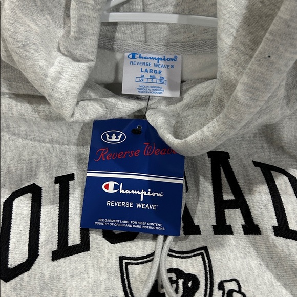 CUTE Champion Colorado Hoodie Sweatshirt, Men’s Large NWT Retail $94 - Picture 5 of 5